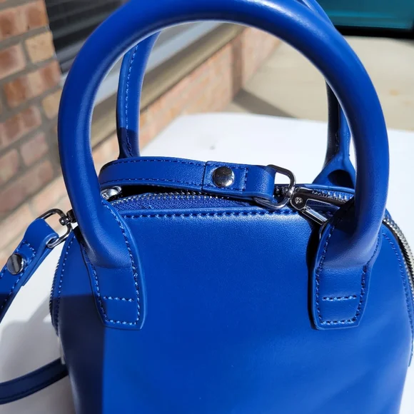 Matt & Nat Gessi Mini Blue Women's Small Satchel Crossbody Bag - Picture 5 of 15